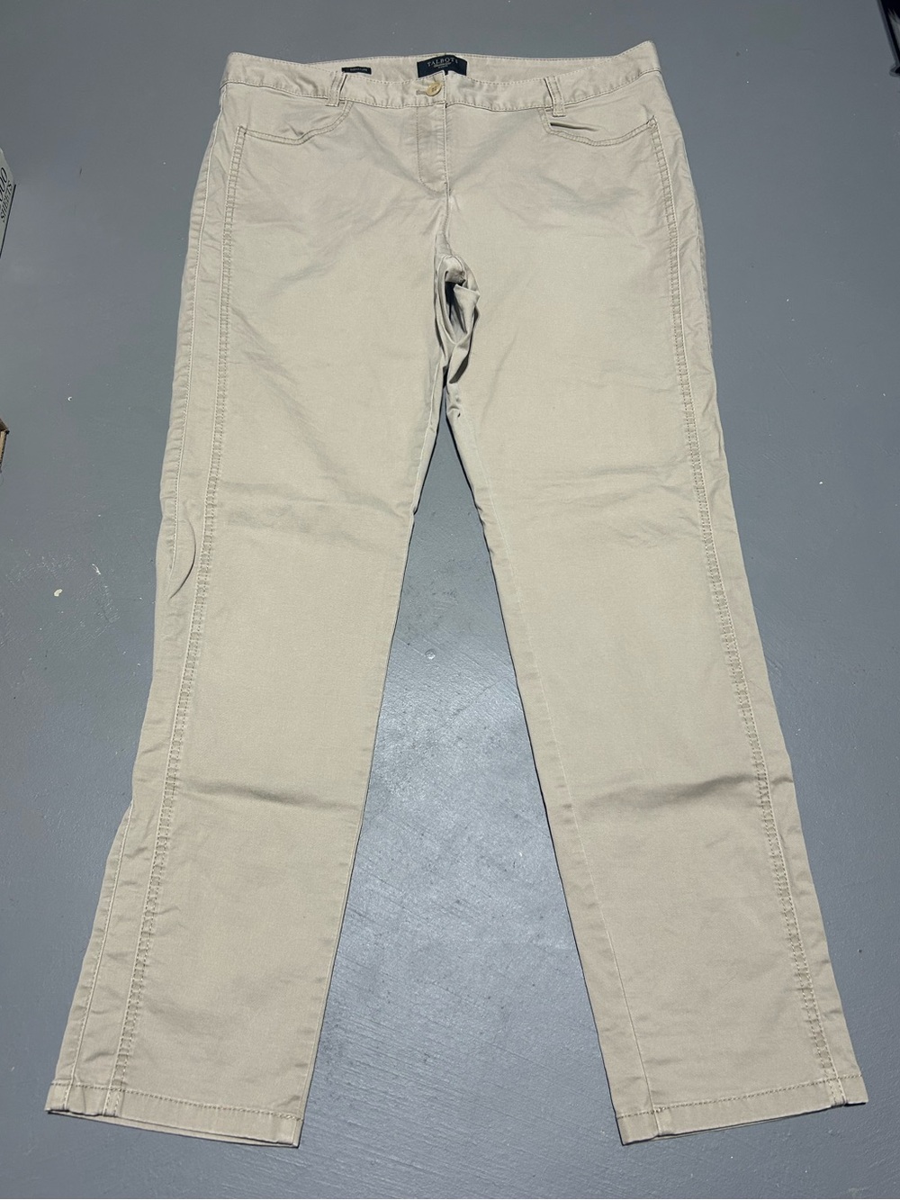 Talbots Signature Light Khaki Pants (Women’s Size 16W)